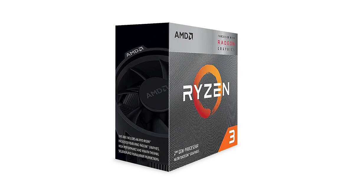 AMD Ryzen 3 3200G (4C/4T, 3.6GHz, 4MB Cache, Vega 8, 65W) (YD3200C5FHBOX)